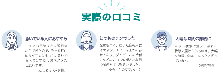 実際の口コミ