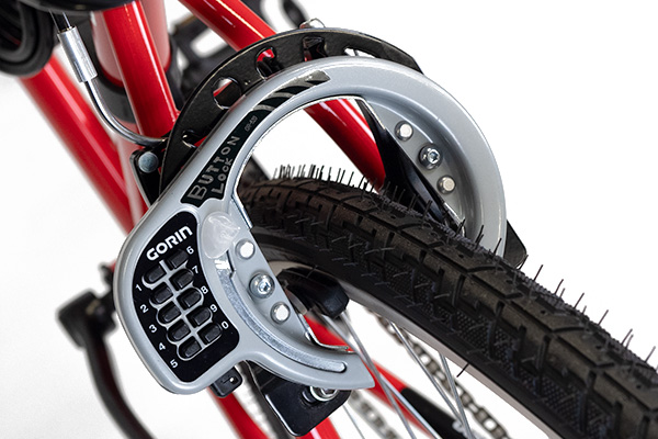 GORIN／GORIN Vブレーキ用 ボタン式リング錠