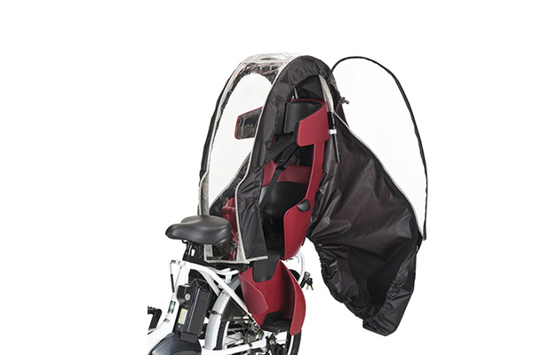 OGK／【サイドオープン対応】後子乗せ用レインカバー  RCR-008