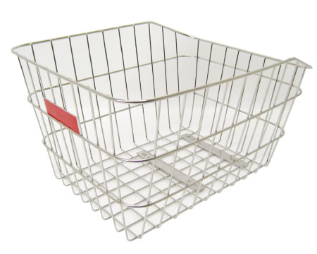 後部用ステンレスカゴ