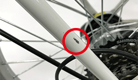 アウトレット品となる傷の例