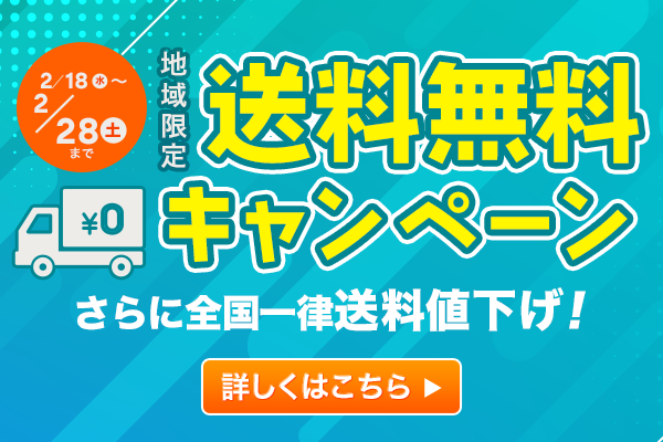 送料無料キャンペーン