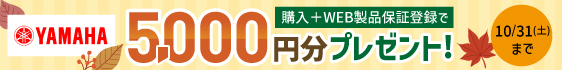 ヤマハの電アシ 秋トクキャンペーン