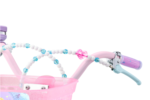 宝石とパールとハートの大きなビーズが可愛い