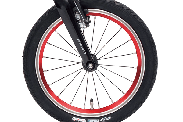 アクセントカラーが特徴的なカラーリム