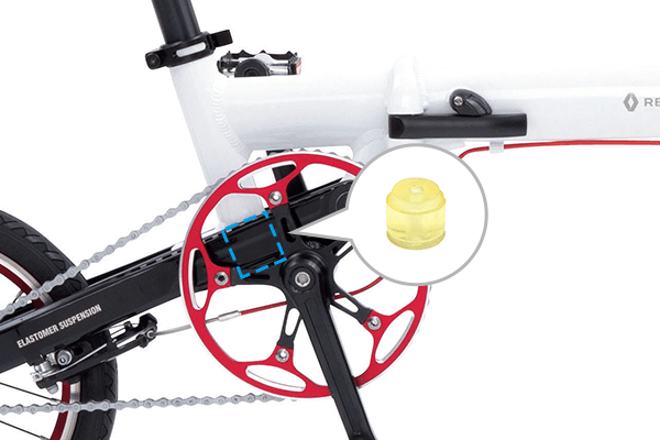 耐久性とゴムの持つ柔軟性を併せ持つサスペンション