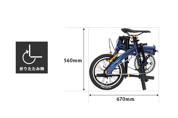 RENAULT MIRACLE LIGHT6 ルノー(RENAULT) 折りたたみ自転車 14インチ 