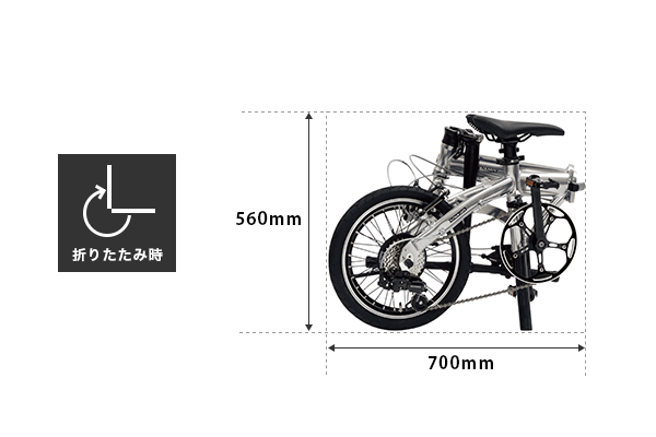 RENAULT PLATINUM LIGHT8 ルノー(RENAULT) 折りたたみ自転車 16
