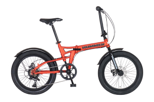 LAVA ORANGE／HUMMER FDB206FAT-DISC JET-BLACK