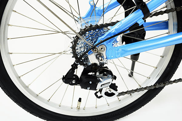 坂道でも安心・快適に走行していただける、信頼のシマノ製7段変速機を搭載。