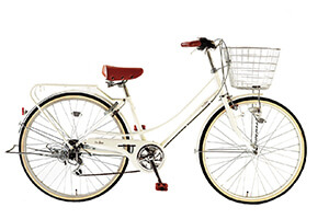 ホワイト／イーストボーイ カジュアル［外装6段変速］［26インチ］