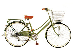 オリーブ／イーストボーイ カジュアル［外装6段変速］［26インチ］