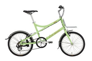 MATT APPLE GREEN／LGS-MV1［アルミフレーム］［外装7段変速］［20インチ］