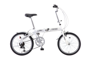 ホワイト／カリブーライト 6S［20インチ］［外装6段変速］［折りたたみ］［アルミフレーム］
