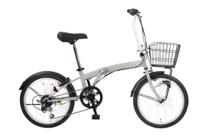 アーデル200折畳-F Mライトグレー 20型 サイモト自転車 折りたたみ自転車 アーデル200 20インチ