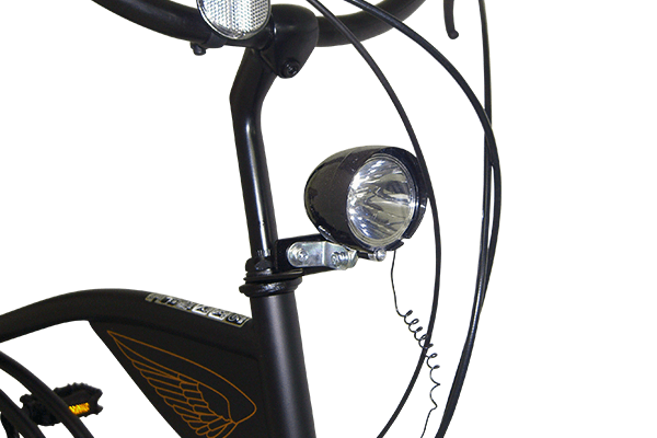 レトロで懐かしい砲弾型のLEDダイナモライト