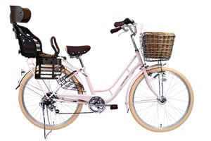 ／ヘッドレスト付きチャイルドシート搭載CONFITURE(コンフィチュール)［26インチ］［外装6段変速］［クラス27キャリア］