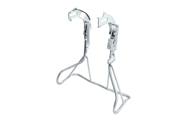 超幅広のスタンドでお子様を乗せても安心の抜群の安定性！スタンドを立てるだけで自動でロックがかかるオートロック機能付。※有料オプション