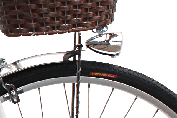 自動点灯のLEDオートライトがバスケットの下に装備されており、オシャレな雰囲気を演出しています。