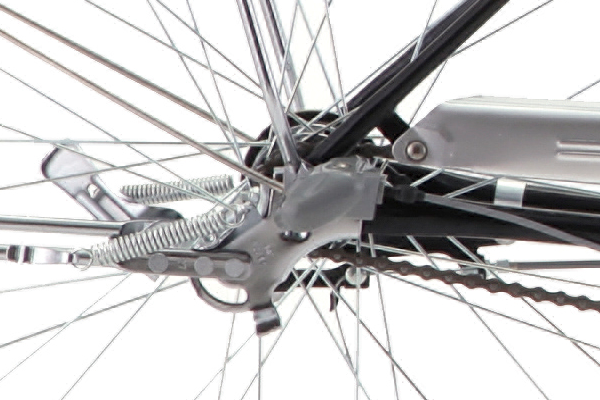 外装変速と比べてチェーントラブルが少なく、また停車しながらギアチェンジが可能。