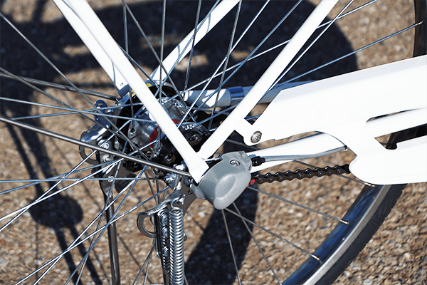 メンテナンスフリーの内装3段変速機。トラブルに強く毎日の通勤通学をサポート。