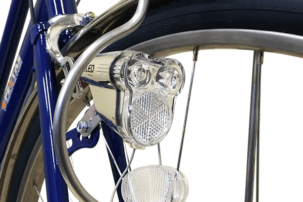 2灯LEDオートライトを標準装備！暗い夜道も安心です。