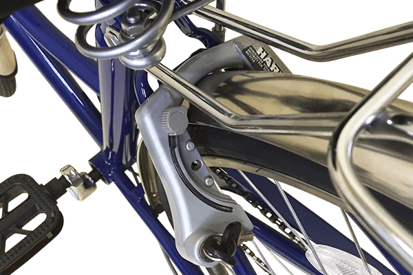 通常のリング錠よりもリング部分が頑丈で壊されにくいダイキャストリング錠を装備。