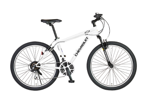 ホワイト／CHEVROLET ATB2618Fsus-BAA［フロントサスペンション］［26インチ］