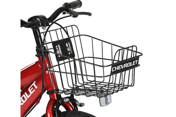 遊び道具や水筒など公園へのお出かけにも便利な前かご付き