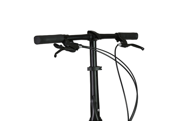 お好みの高さに調整可能なアルミハンドルステム。