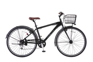 【通学自転車まるごとセット】CORTEZ(コルテス)/ブラック（リング錠付きモデル）