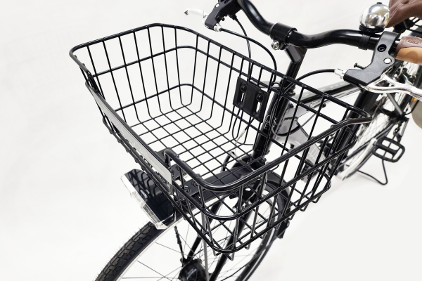 シティサイクル ブラック 前カゴ・リアキャリア付き 楽天市場】自転車用カゴ 前カゴ 後ろカゴ | フロントバスケット