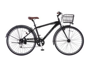 ブラック（リング錠付きモデル）／CORTEZ(コルテス)［アルミフレーム］［外装6段変速］[700C]