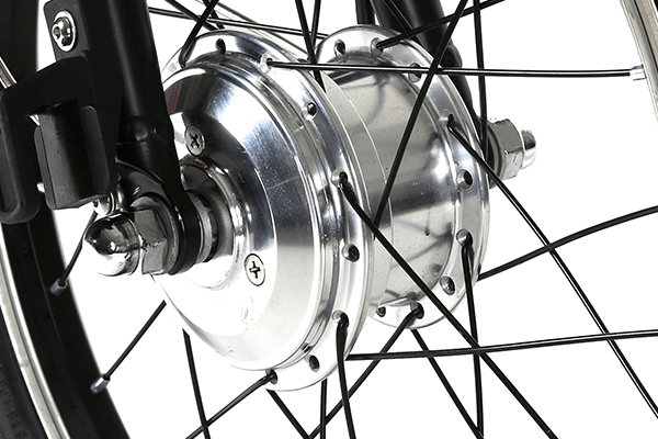 前輪に電動ユニットを配置