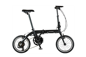 ブラック／TRANS MOBILLY FDB166E［外装6段変速］［16インチ］［アルミフレーム］［折りたたみ］