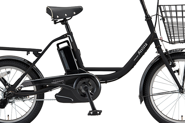 電動自転車№6725 ブリヂストンAssista 20/18インチ 黒
