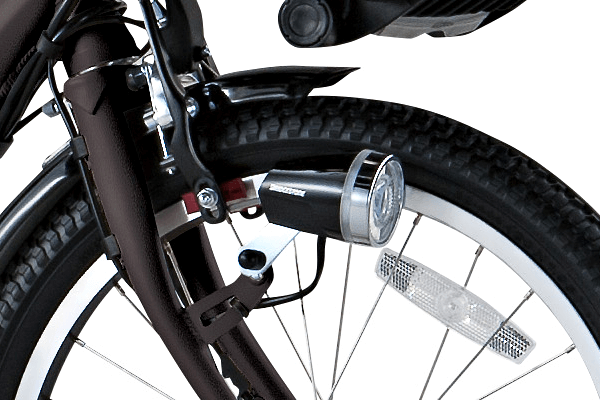 照射面がクリアで明るく、点灯時にサイドから露光するため、夕暮れ時、お子さまを送迎する時も安心です。