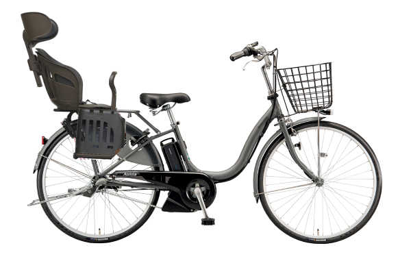 電動子乗せセット】ヘッドレスト付チャイルドシート搭載アシスタU STD  