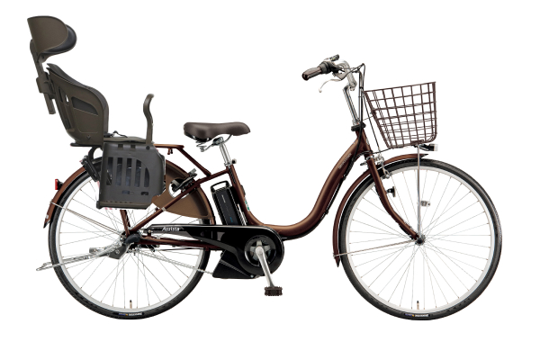 電動子乗せセット】ヘッドレスト付チャイルドシート搭載アシスタU STD  