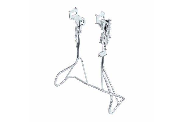 超幅広のスタンドでお子様を乗せても安心の抜群の安定性！スタンドを立てるだけで自動でロックがかかるオートロック機能付。※有料オプション