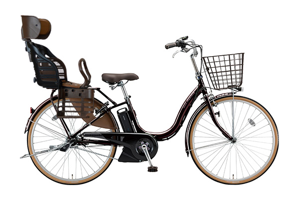 Assista 電動アシスト自転車 シティタイプ ヘッドレスト付チャイルドシート搭載アシスタU STD ブリヂストン