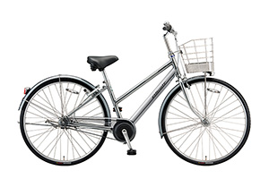 M.スパークルシルバー／【通学自転車まるごとセット】アルベルト S型 -2020モデル-［アルミフレーム］［内装5段変速］［パンクに強い］