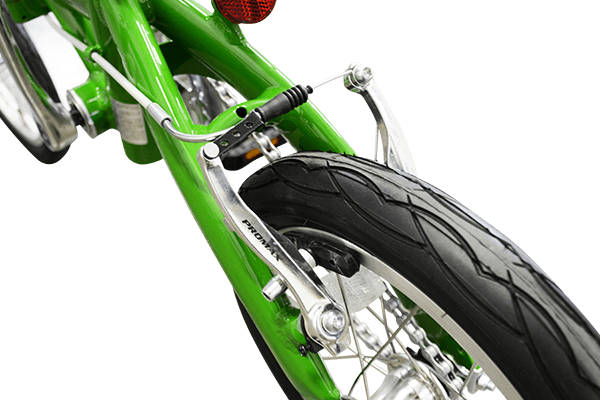 ☆FIAT AL-FDB140 折りたたみ 自転車 緑 グリーン☆ミニベロ
