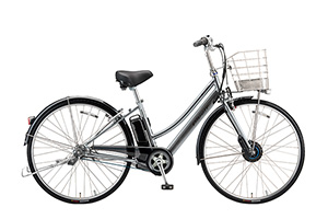 M.XHスパークルシルバー／【通学自転車まるごとセット】アルベルトe L型［内装5段変速］［27インチ］