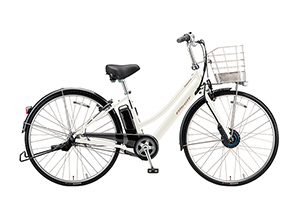 P.Xシャンパンホワイト／【通学自転車まるごとセット】アルベルトe L型［内装5段変速］［27インチ］