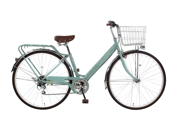 27インチ　ママチャリ　グリーン系　美品 楽天市場】ママチャリ 27インチ（カラーグリーン）（シティサイクル