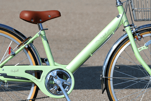 24インチ 子供 自転車 ラフィーナ アイボリー