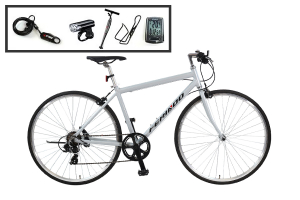 クロスバイク入門ワイドセットFERIADO(フェリアード) ［外装7段変速］［アルミフレーム］