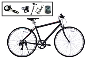 ／クロスバイク入門ワイドセットFERIADO(フェリアード) ［外装7段変速］［アルミフレーム］