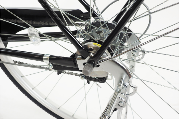 長期間使用しても音鳴りしにくい、ローラーブレーキを搭載。